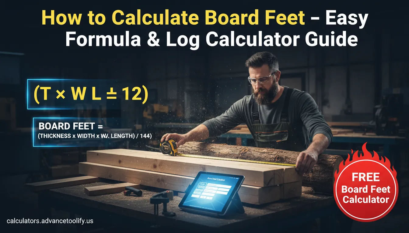 How to Calculate Board Feet