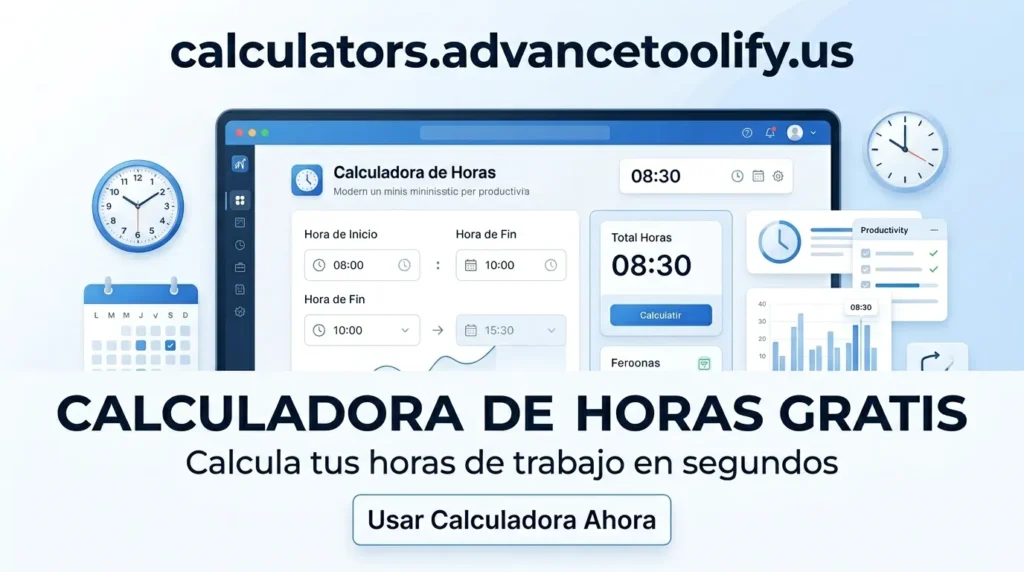 calculadora de horas