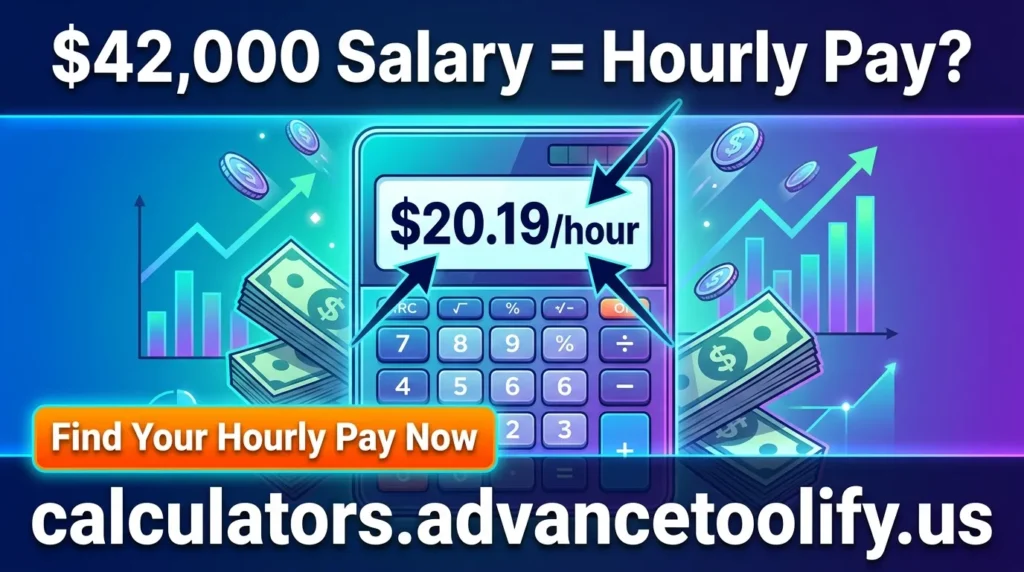 42000 a year is how much an hour,