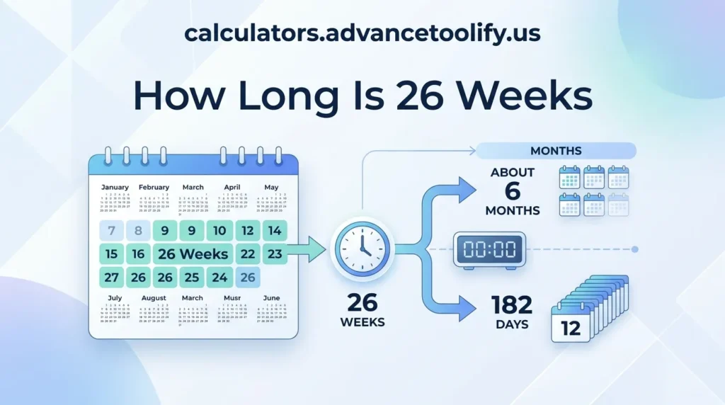 how long is 26 weeks